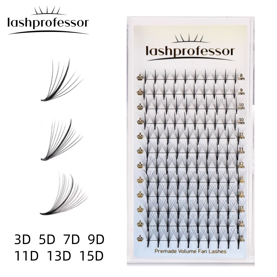 Eyelash Extension Korean Style - 3D/5D/7D/9D/11D/15D Handmade Wispy Spike Thin Root