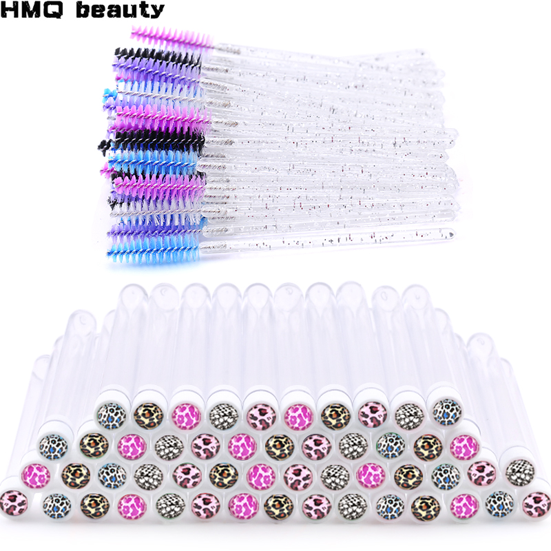 Eyelash Extension For Beginners - NEW Leopard style Reusable Eyebrow Brush