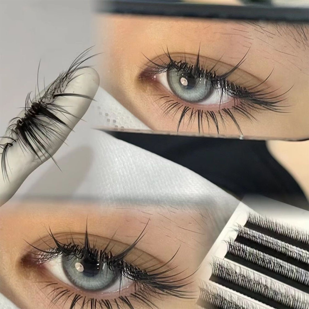 Eyelash Extension Double Volume - 5D Wild Double-layer Eyelashes Camellia Eyelash