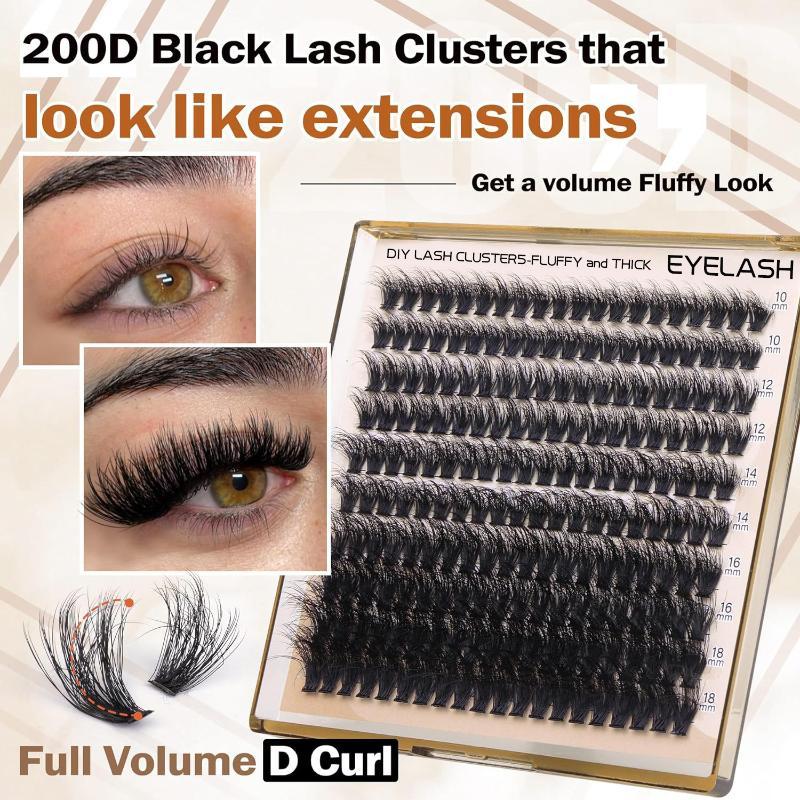 New Fluffy Thick Lash Clusters - Lashes Eyelash Extension 评论和价格