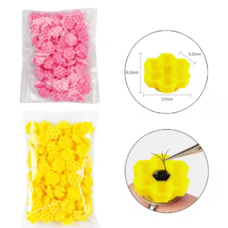 Eyelash Extension Pink Flower  - Eyelash Extension Examples 评论和价格