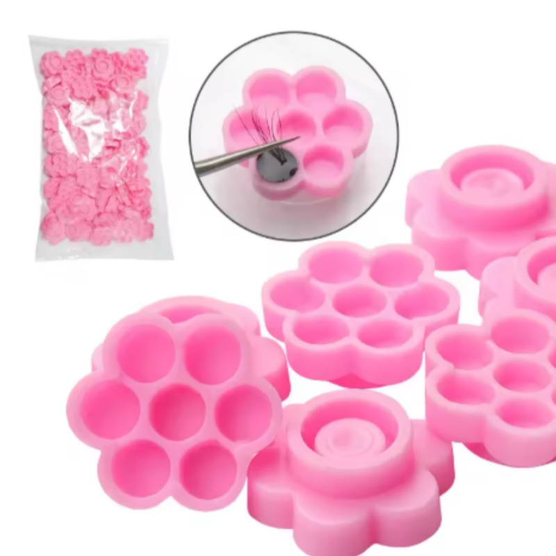 Eyelash Extension Pink Flower  - Eyelash Extension Examples 评论和价格
