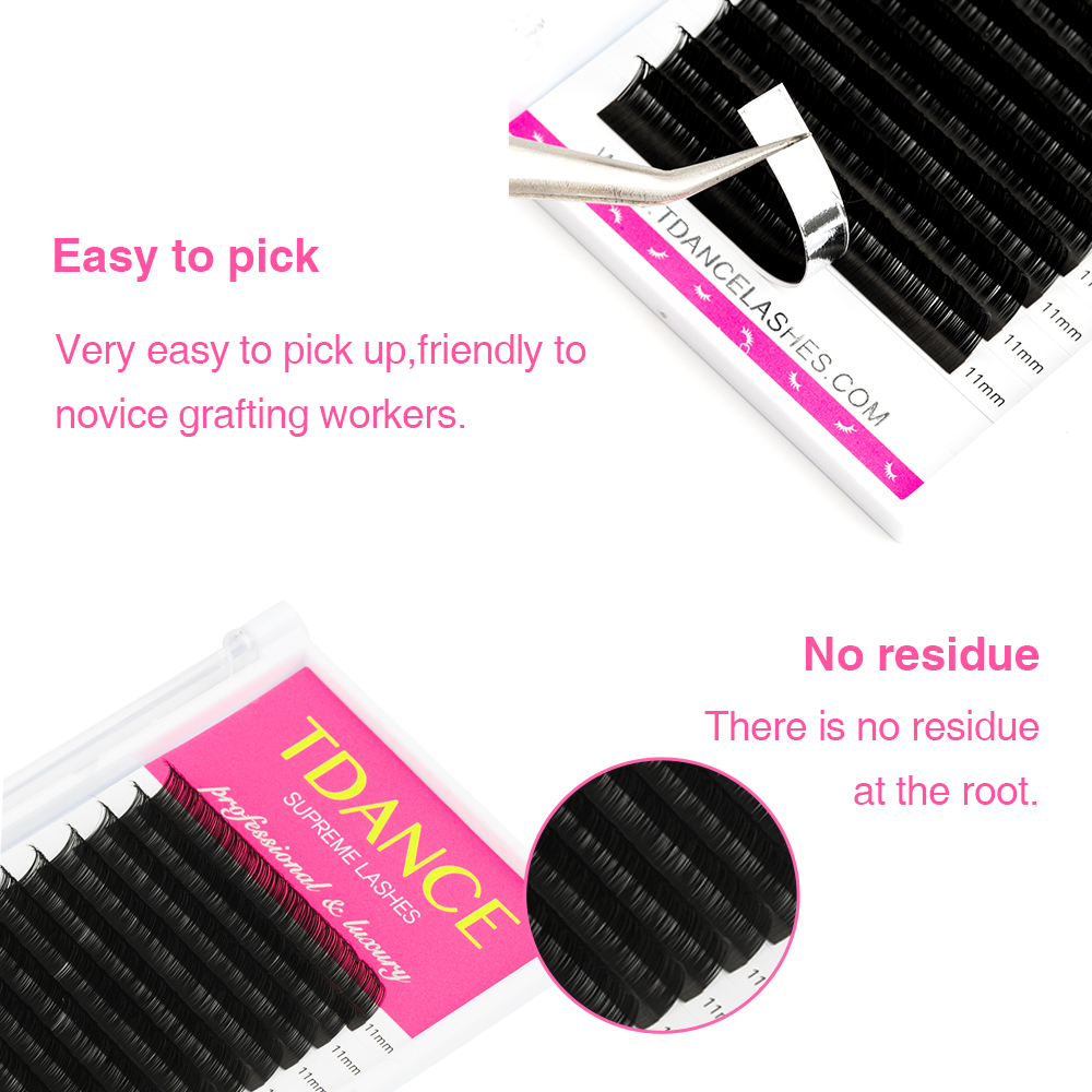 TDANCE Eyelash Extension 16Row - Eyelash Extension Korean Style 评论和价格