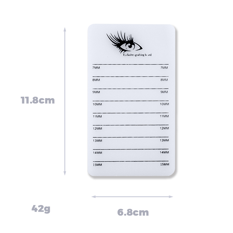 1Pc Acrylic Lash Holder Palett - Eyelash Extension Examples 评论和价格