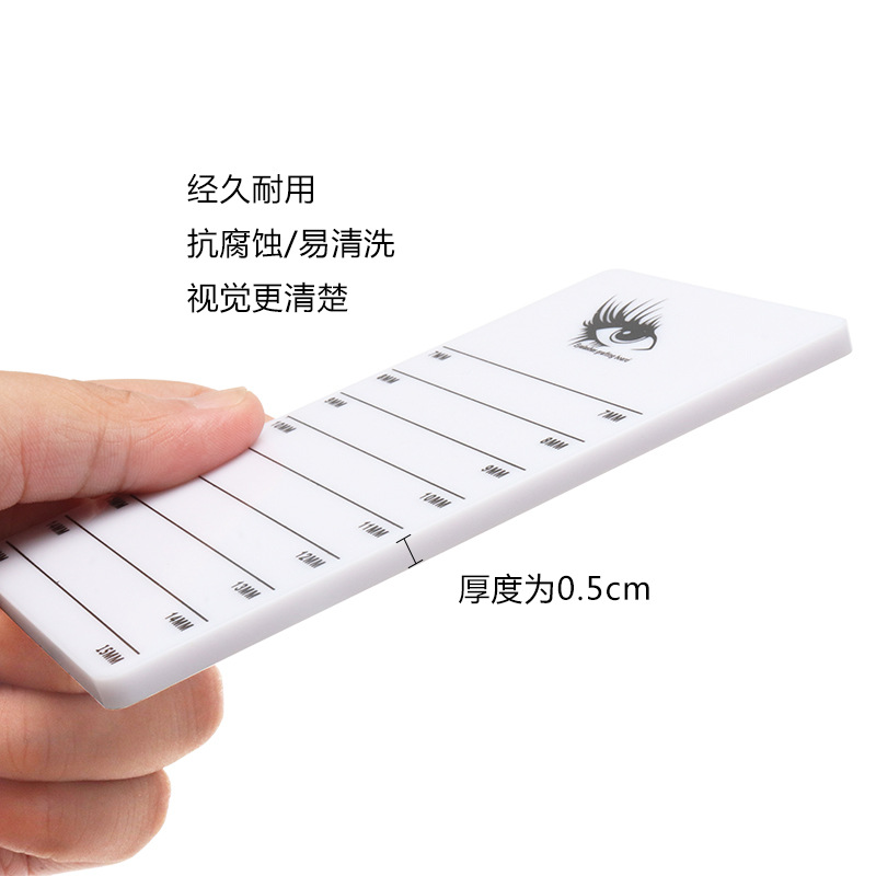 1Pc Acrylic Lash Holder Palett - Eyelash Extension Examples 评论和价格