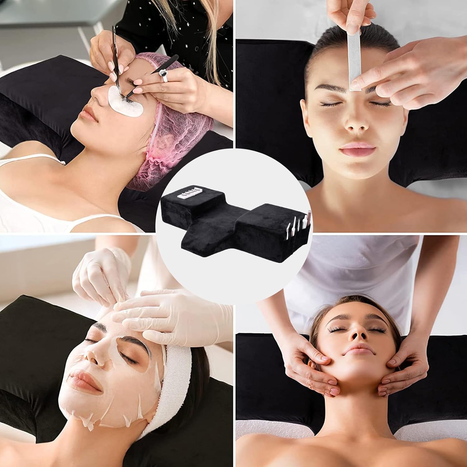 Lash Pillow Neck Support Eyela - Eyelash Extension Salon 评论和价格