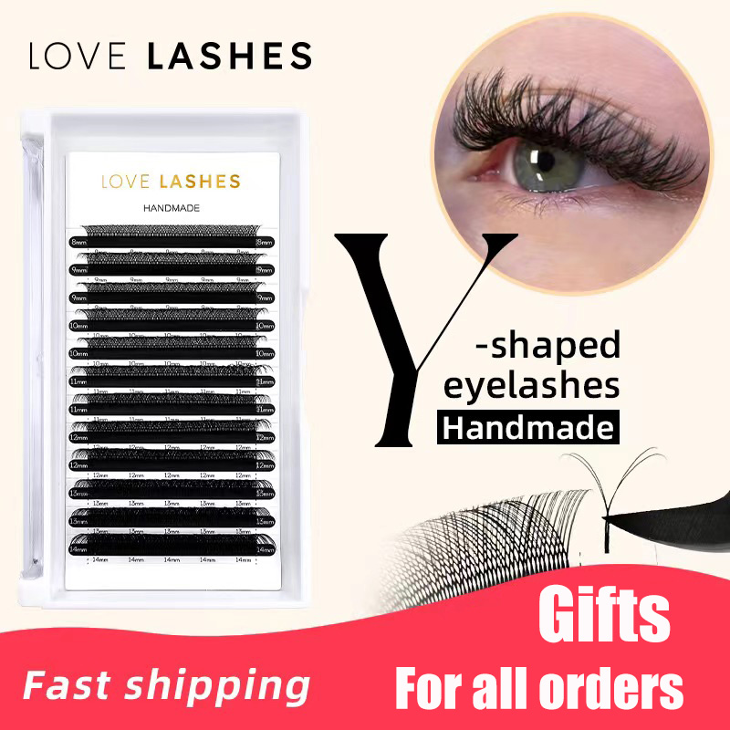 LOVE LASHES YY Shape Lash Fake - Eyelash Extension Double Volume 评论和价格