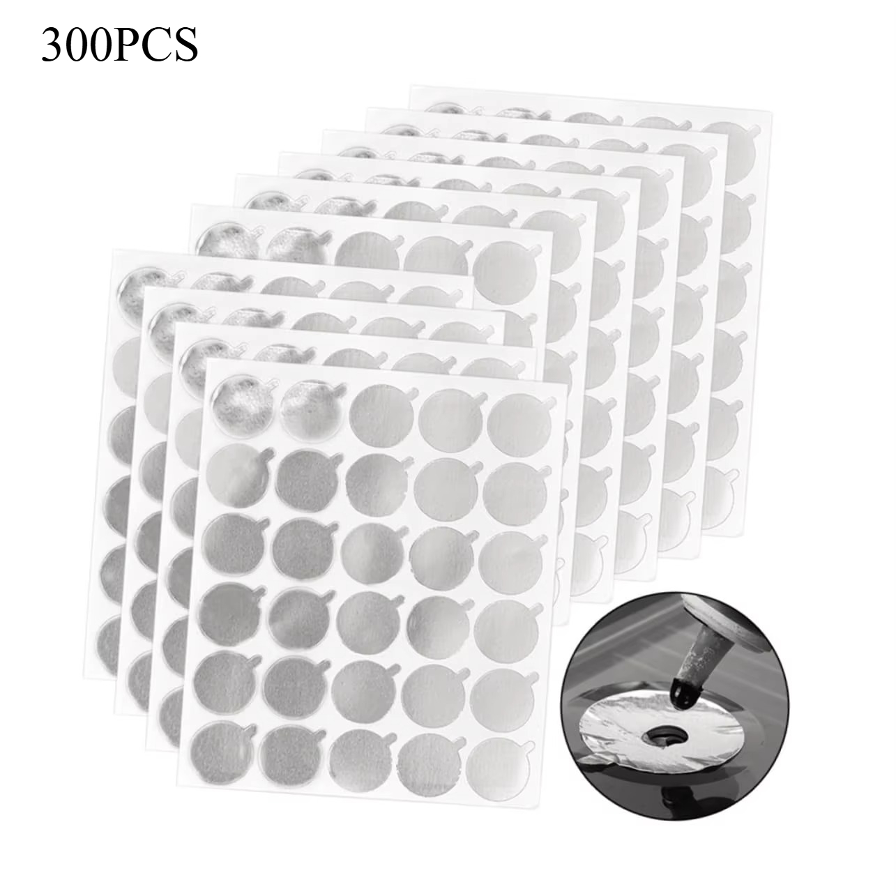 300pcs Foil Sticker Pads(10 Sh - Eyelash Extension Examples 评论和价格