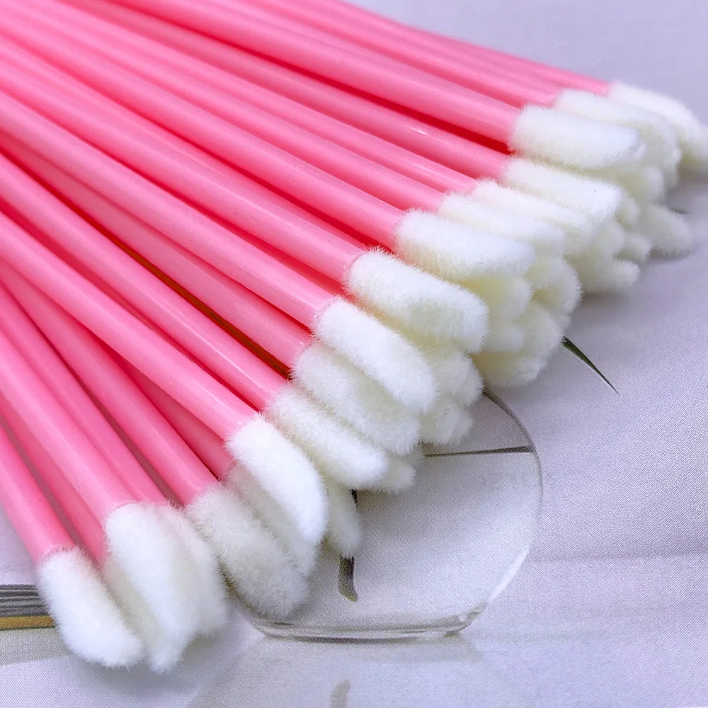 50/500Pcs Disposable Lip Brush - Lashes Eyelash Extension 评论和价格