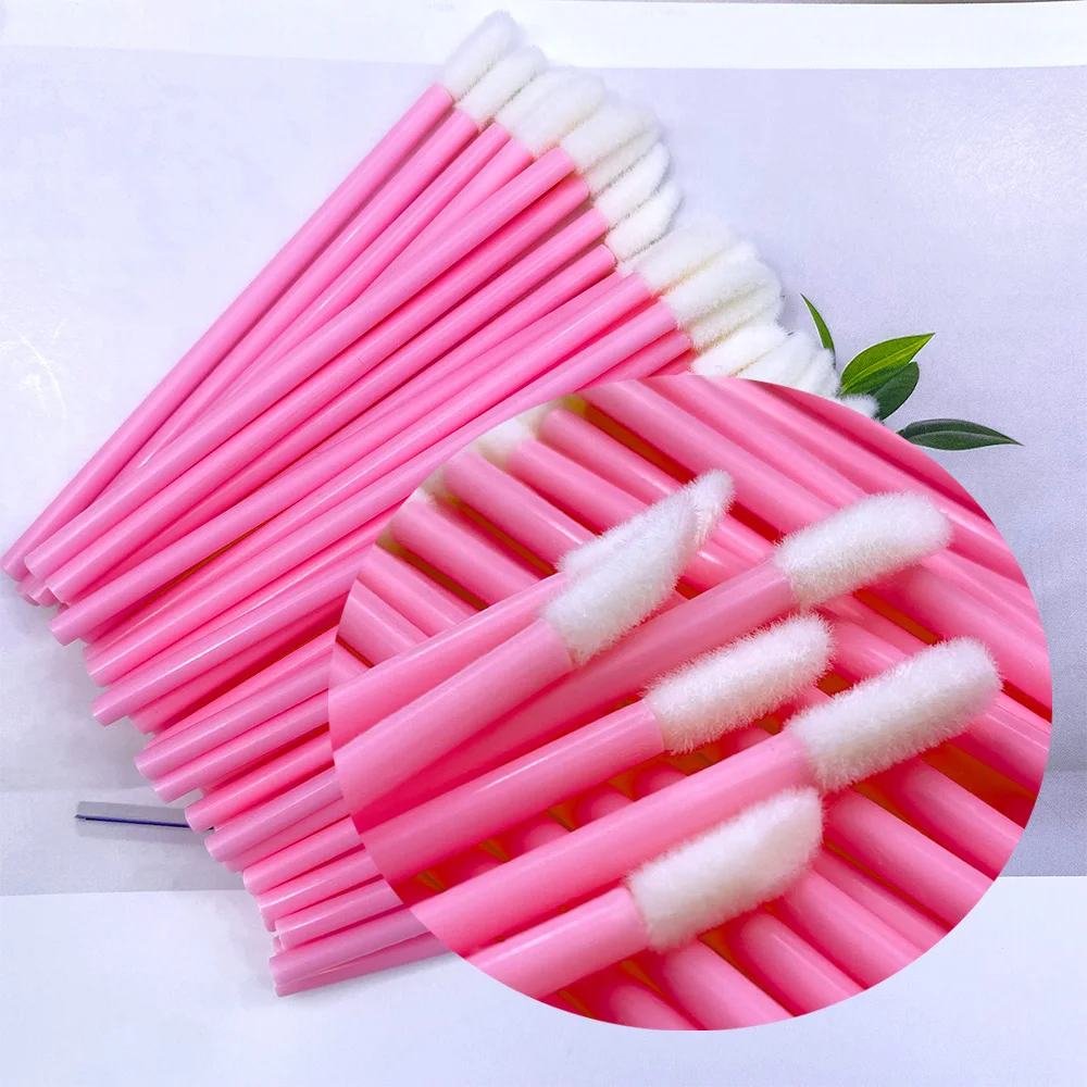50/500Pcs Disposable Lip Brush - Lashes Eyelash Extension 评论和价格