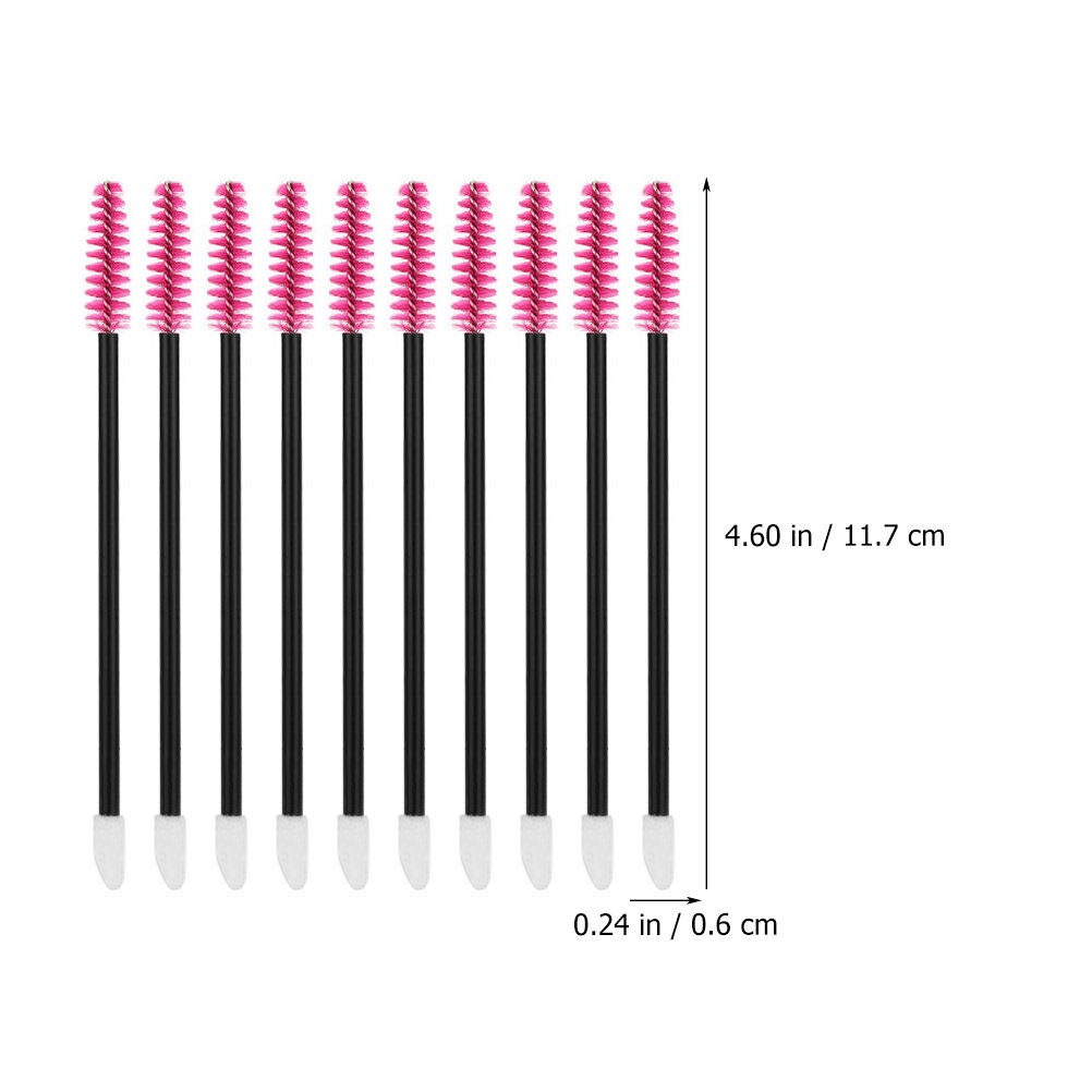 50Pcs Eyebrow Applicator Brush - Lashes Eyelash Extension 评论和价格