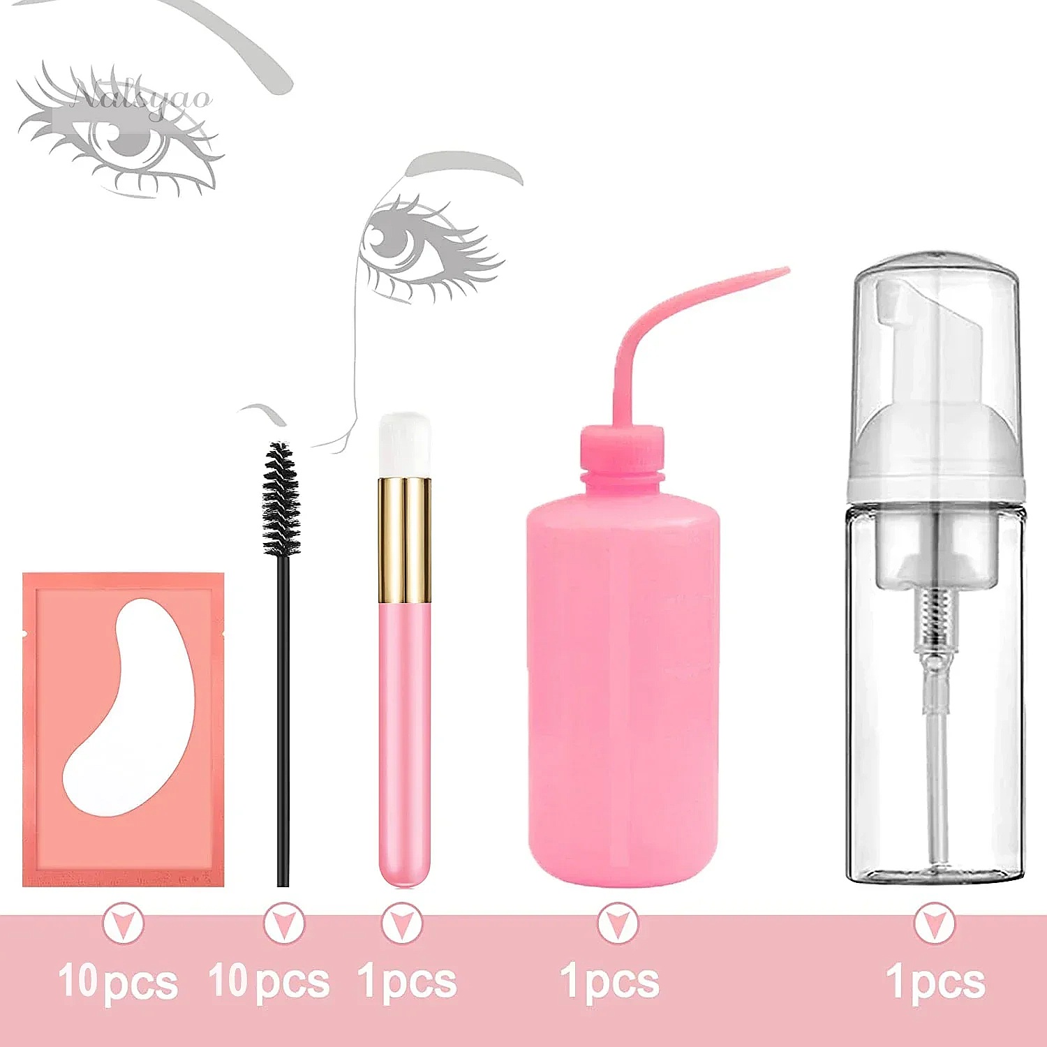 Eyelash Extension Cleaning Kit - Eyelash Extension Salon 评论和价格
