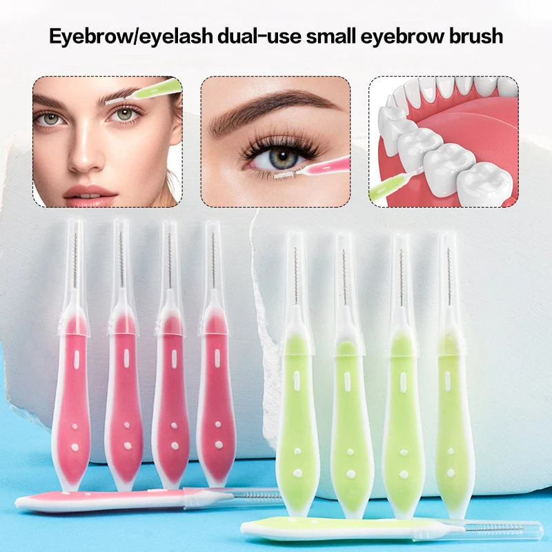 10 Pcs Eyebrow Brushes Mini Br - Lashes Eyelash Extension 评论和价格