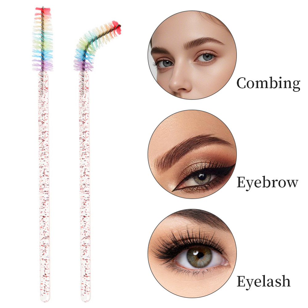 50PCS Rainbow Crystal Eyelash  - Eyelash Extension Class 评论和价格