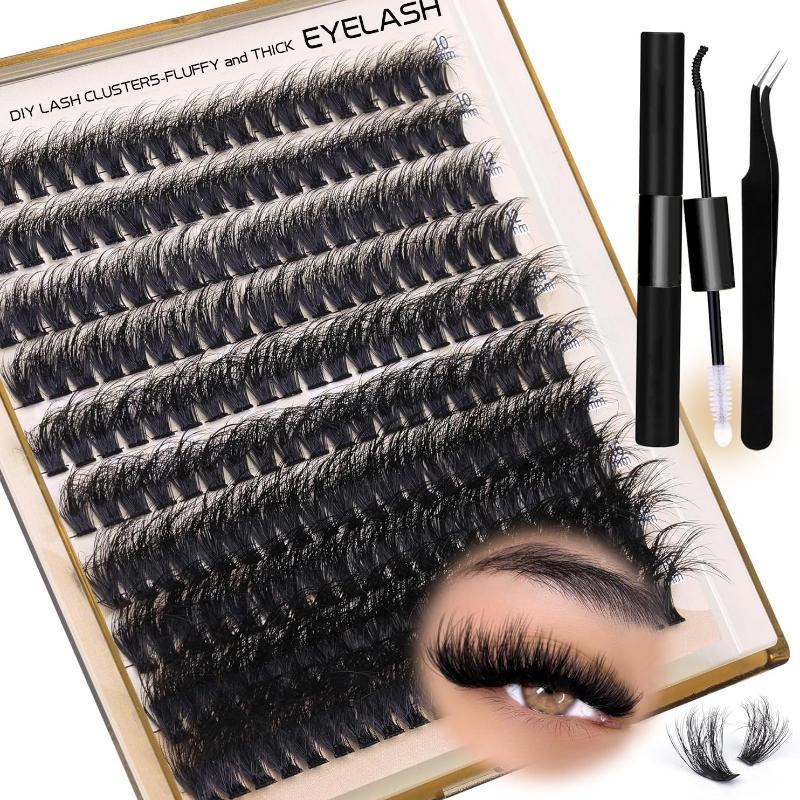 New Fluffy Thick Lash Clusters - Lashes Eyelash Extension 评论和价格