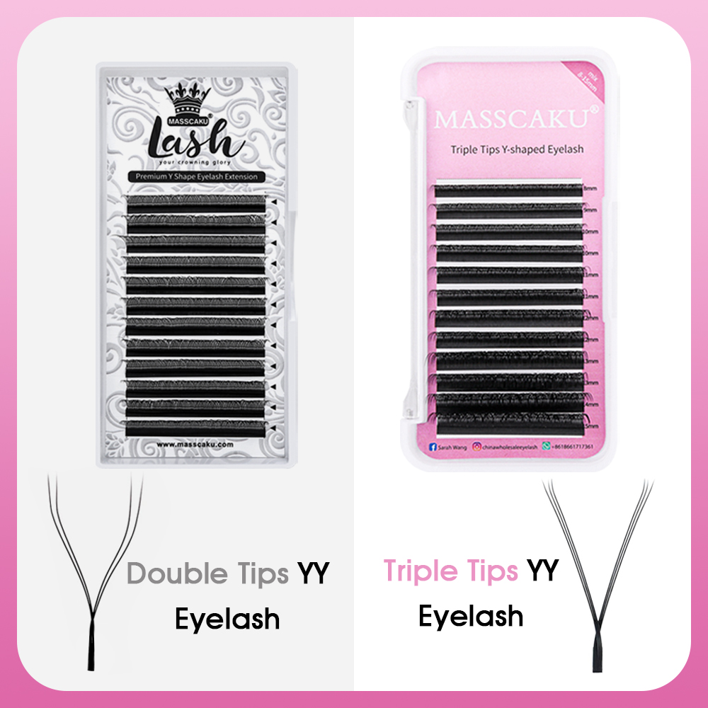 MASSCAKU Hot Selling Natural P - Eyelash Extension Double Volume 评论和价格