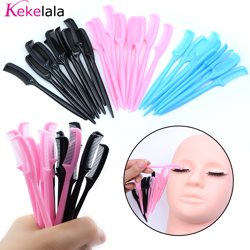10Pcs Mini Eyelash Combs Small - Eyelash Extension For Beginners 评论和价格