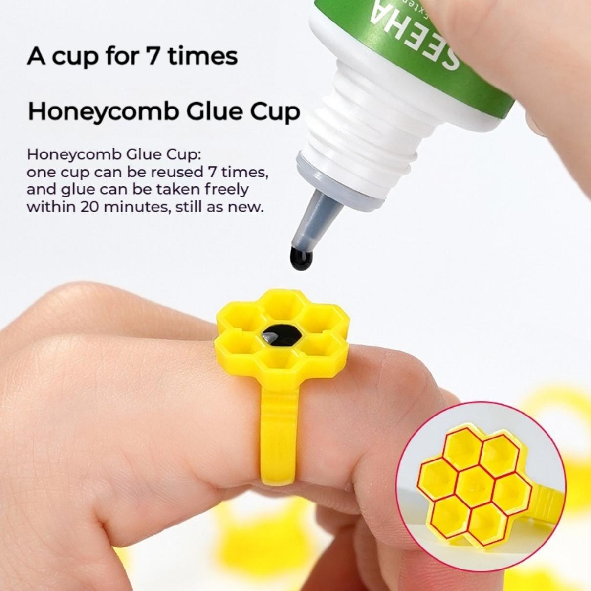 50PCS Holder Ring Cups for Eye - Eyelash Extension Class 评论和价格