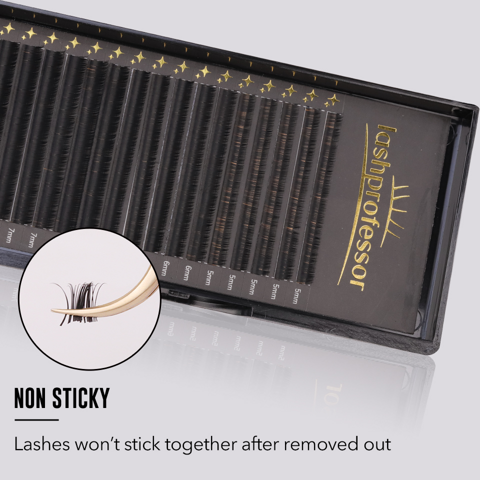 Lashprofessor Faux Mink Black  - Eyelash Extension Korean Style 评论和价格