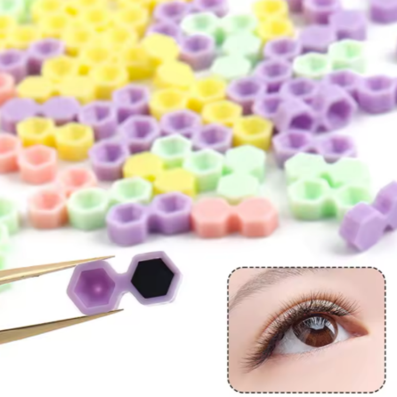 Lash Glue Cups Dual Hole Cone  - Eyelash Extension Class 评论和价格