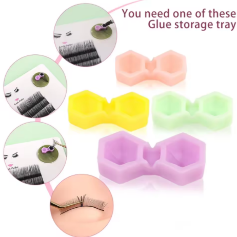 Lash Glue Cups Dual Hole Cone  - Eyelash Extension Class 评论和价格